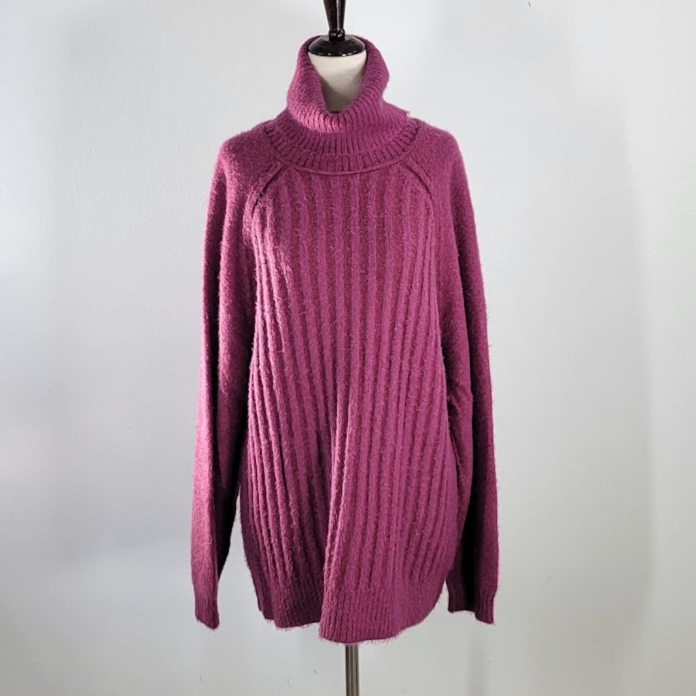 FREE PEOPLE big city turtleneck sweater Sz S NEW - Picture 2 of 10